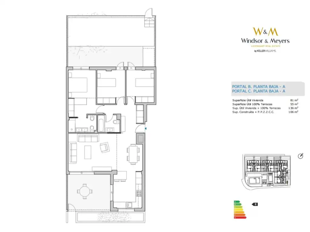 Wohnung zum Verkauf in Eivissa mit Klimaanlage, Terrasse und Schwimmbad