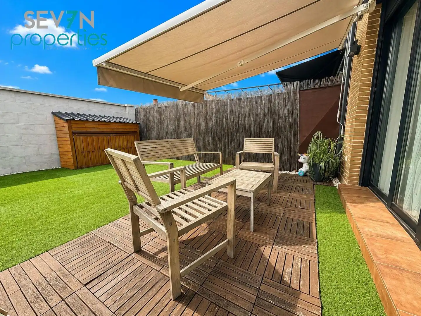 Terrace of Detached homes for sale in Cazalegas  with Air Conditioner, Heating and Private garden