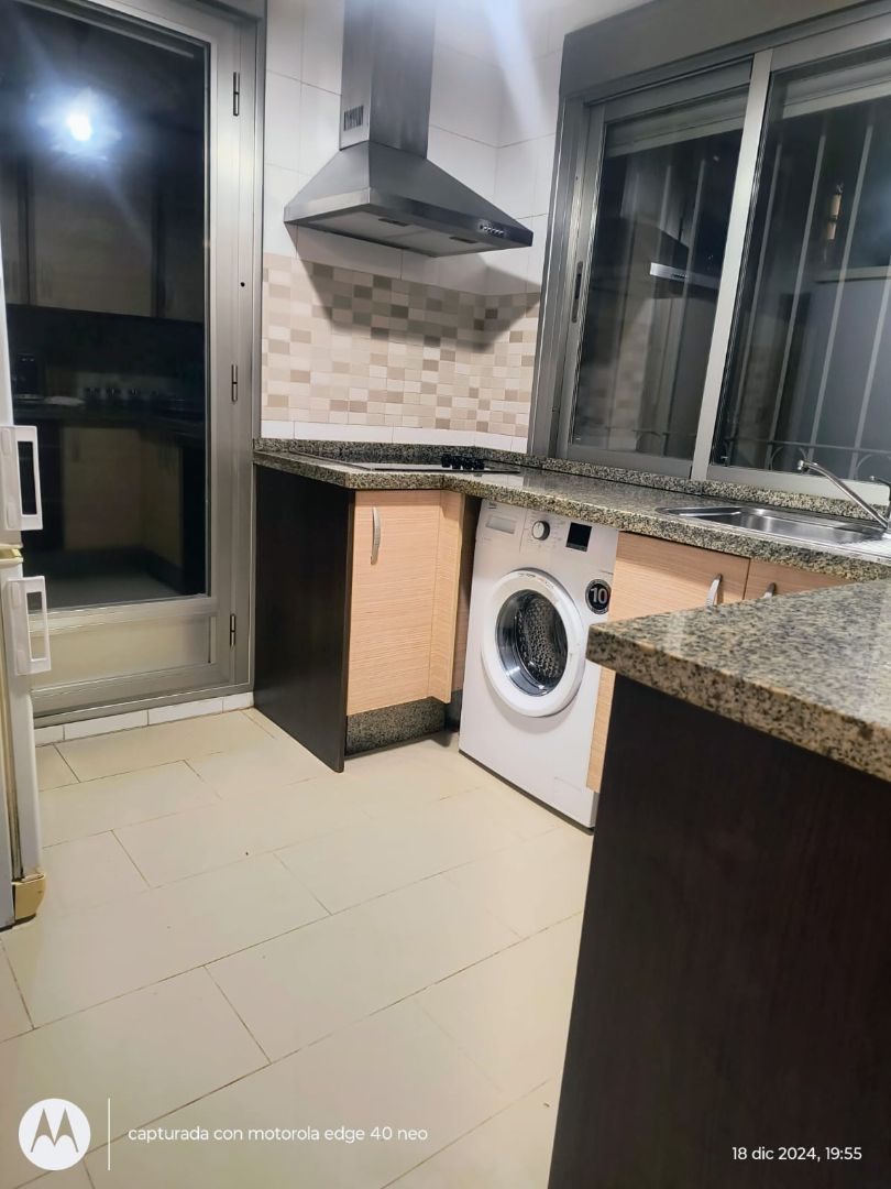 Kitchen of Flat to rent in Torremolinos  with Terrace, Furnished and Community pool