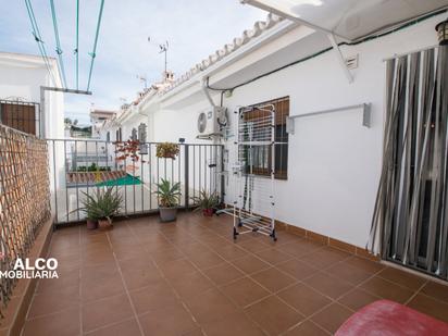 Exterior view of Single-family semi-detached for sale in Torrox  with Air Conditioner and Terrace