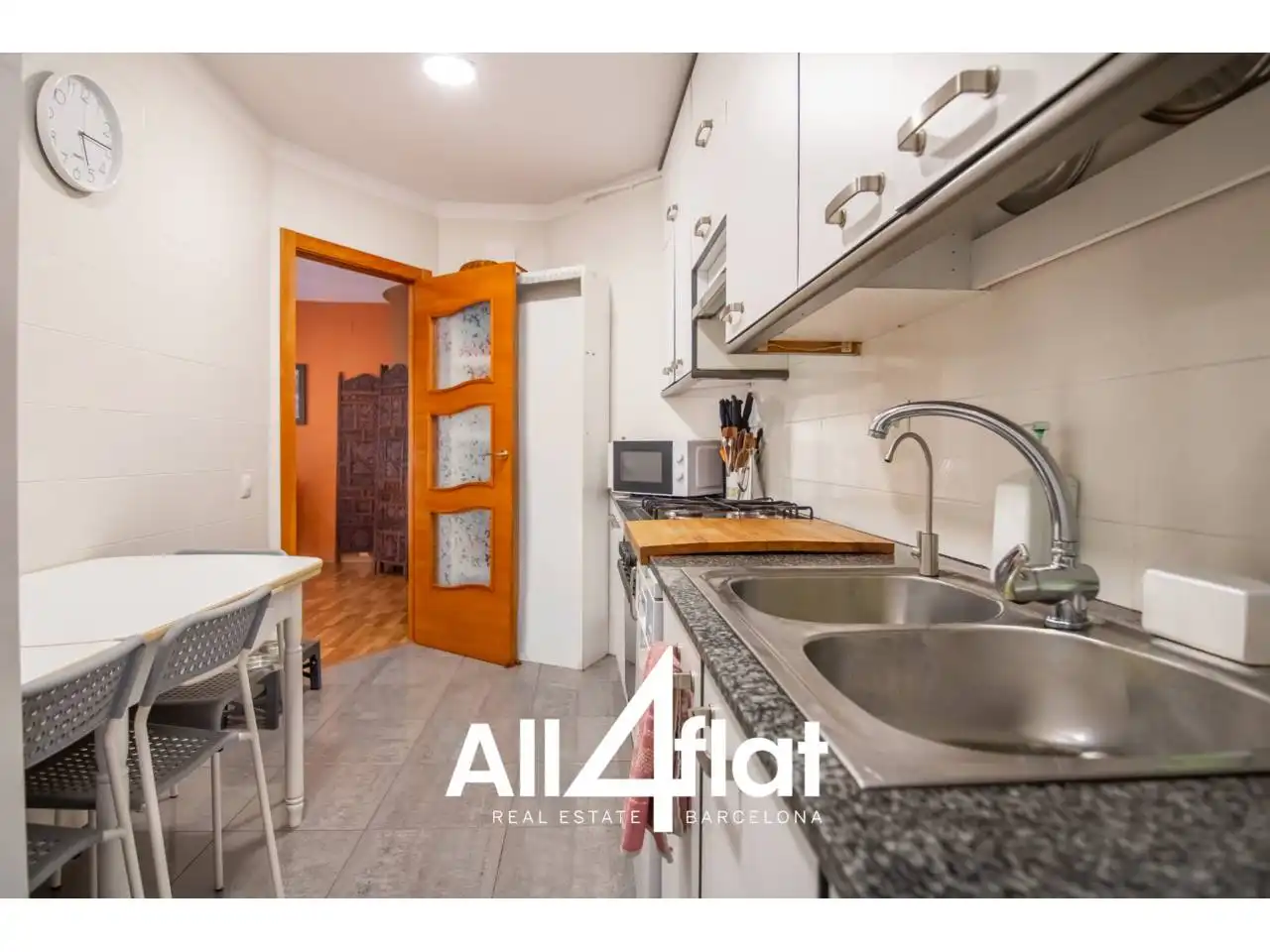 Kitchen of Duplexes for rent in Barcelona  with Air Conditioner, Heating and Terrace