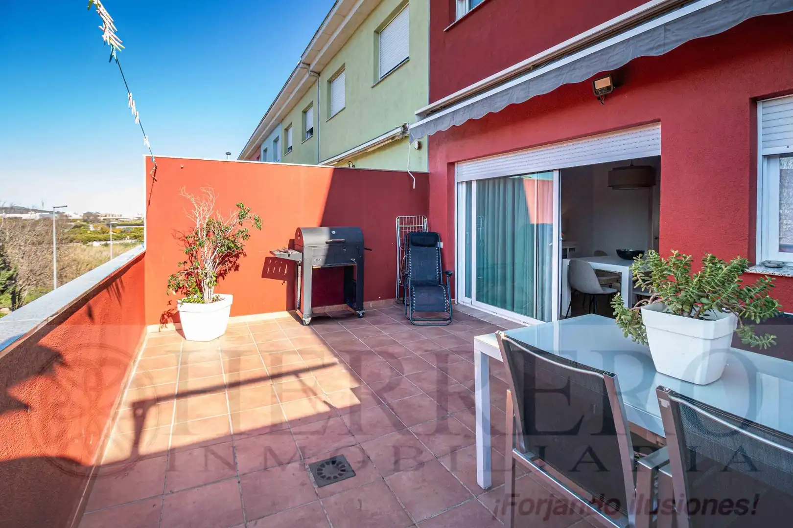 Terrassa de Casa adosada en venda en Almoines amb Aire condicionat, Calefacció i Jardí privat