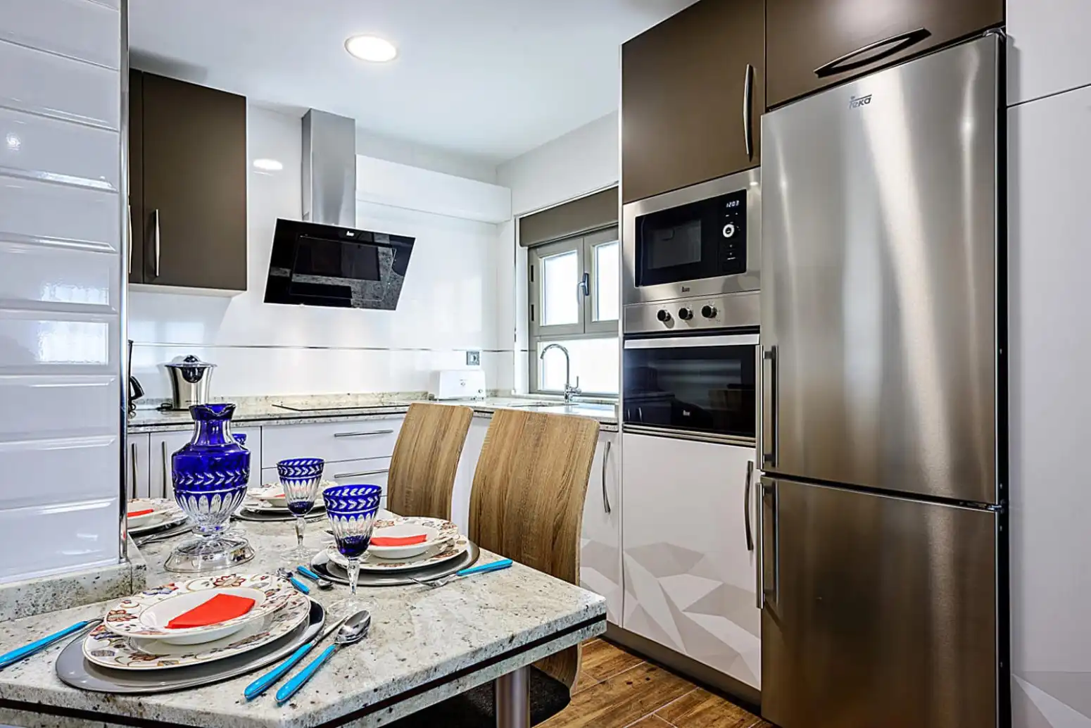Kitchen of Flat for sale in Salamanca  with Air Conditioner and Heating