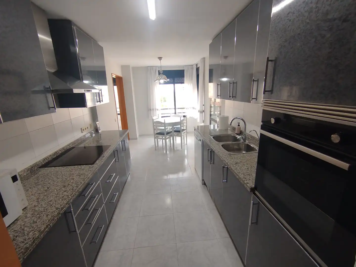 Kitchen of Flat for rent in Castellón de la Plana / Castelló de la Plana  with Heating, Furnished and Oven