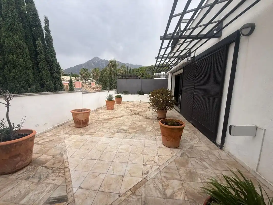 Terraza de Oficina de alquiler en Marbella con Calefacción
