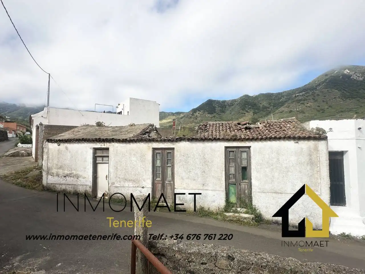 Außenansicht von Wohnung zum Verkauf in Buenavista del Norte mit Heizung, Privatgarten und Terrasse