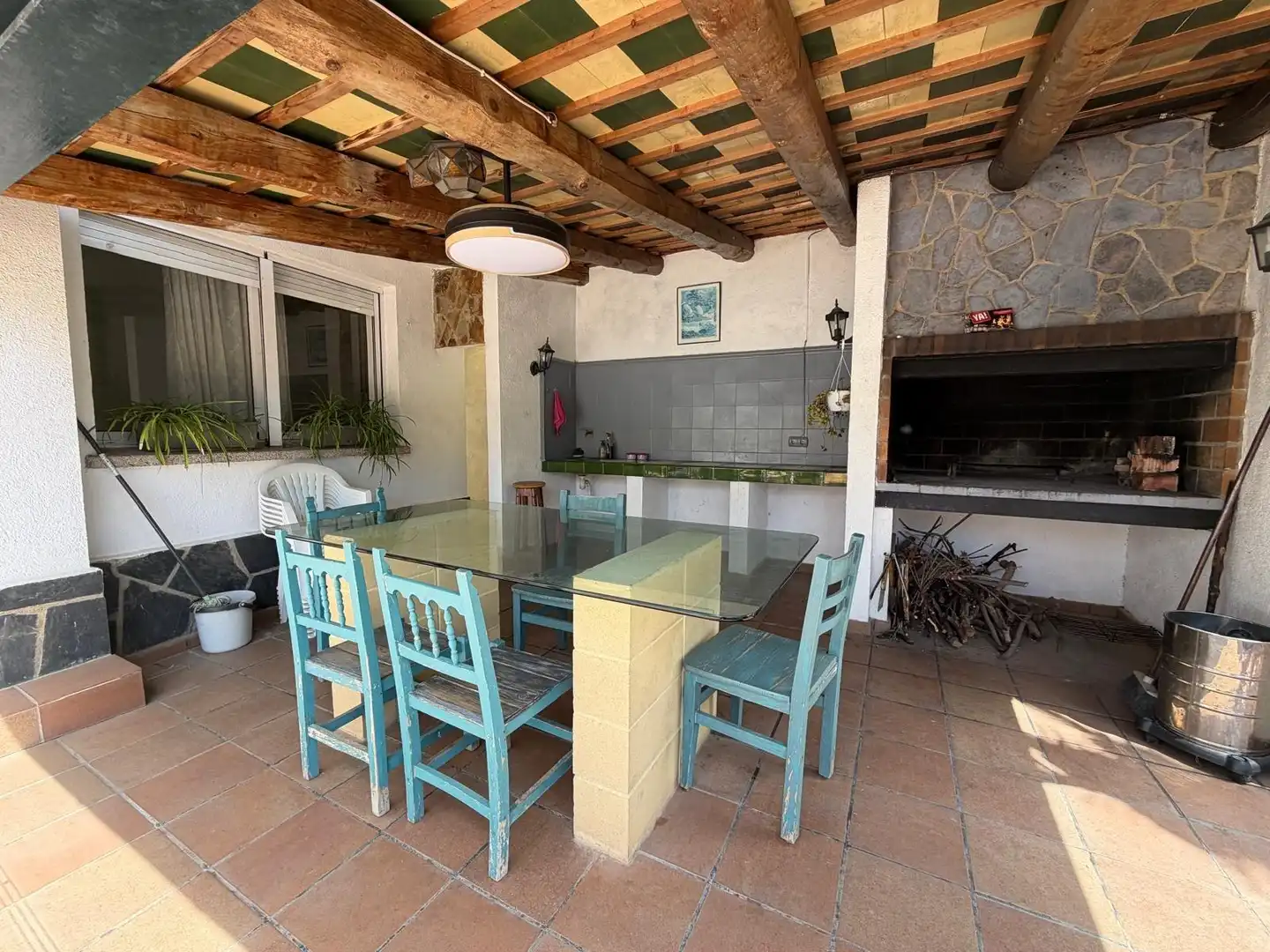 Terrassa de Casa o xalet en venda en Sant Jaume dels Domenys