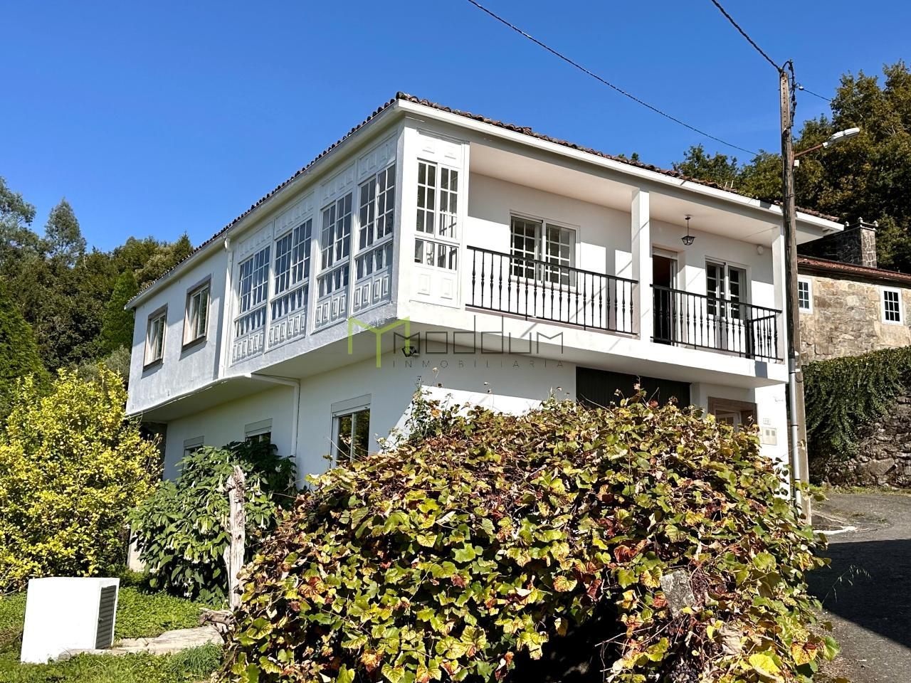 Exterior view of House or chalet for sale in Santiago de Compostela   with Heating, Private garden and Terrace