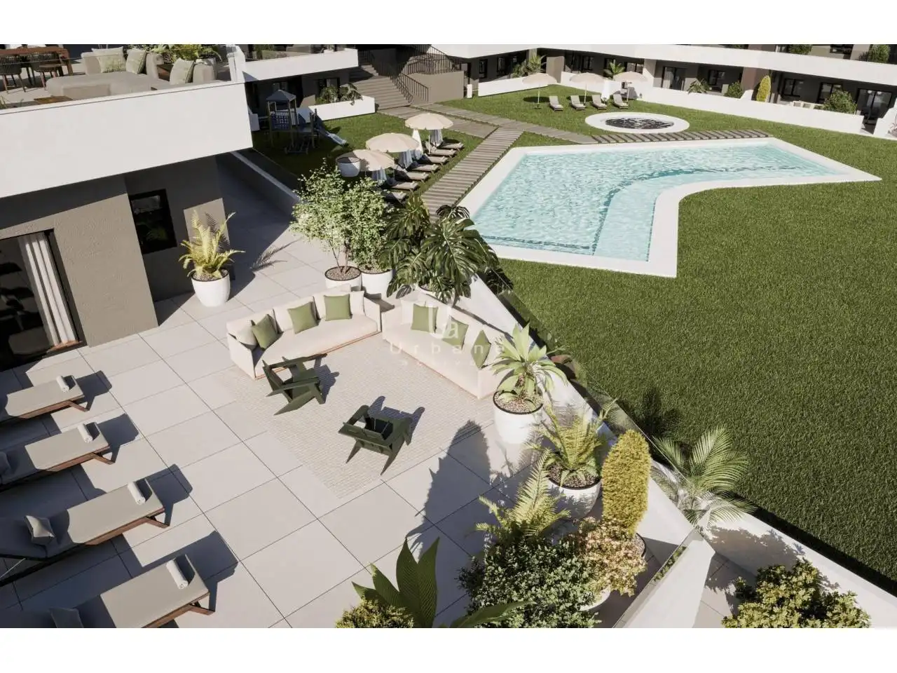 Terraza de Ático en venta en San Miguel de Salinas con Aire acondicionado, Terraza y Amueblado