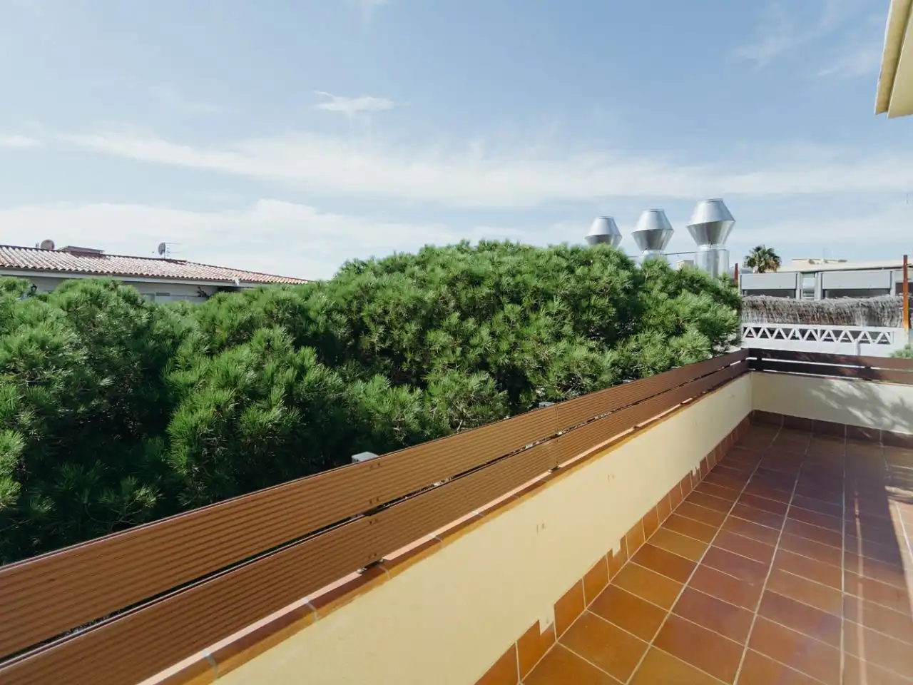 Terrasse von Wohnung zur Miete in Castell d'Aro, Platja d'Aro i s'Agaró mit Klimaanlage und Terrasse