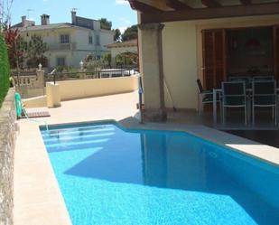 Piscina de Casa o xalet de lloguer en Muro amb Aire condicionat, Calefacció i Jardí privat