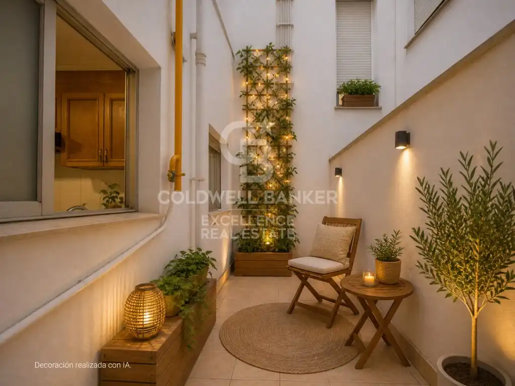 Terrasse von Wohnung zum Verkauf in Valencia mit Klimaanlage, Terrasse und Balkon