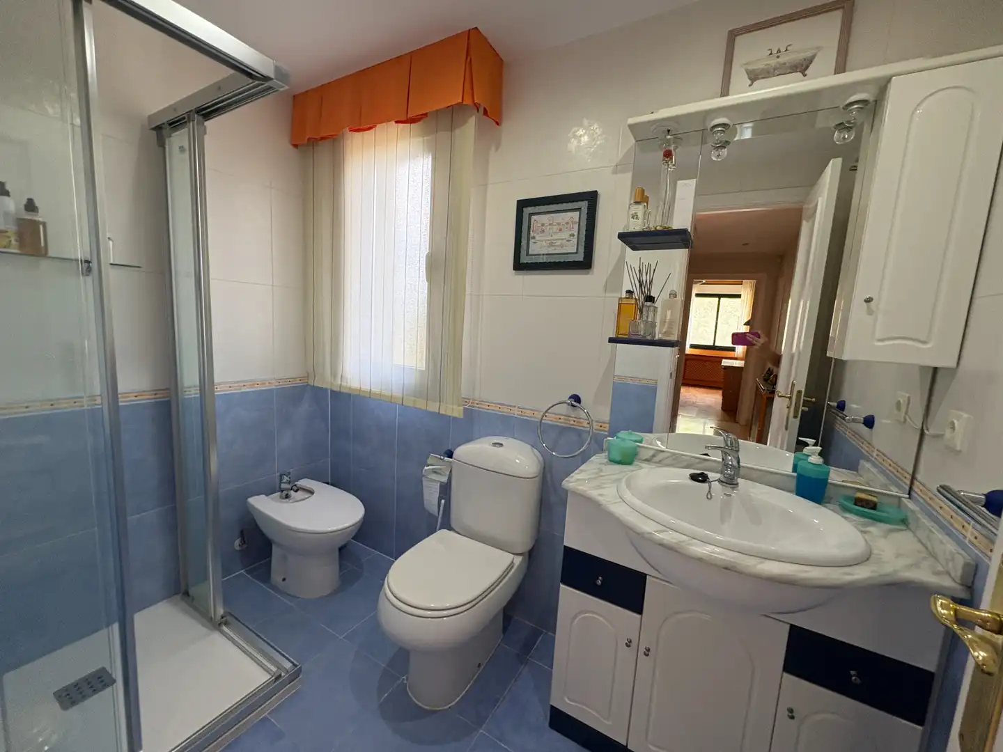 Baño de Casa adosada en venta en Simancas con Aire acondicionado, Calefacción y Jardín privado