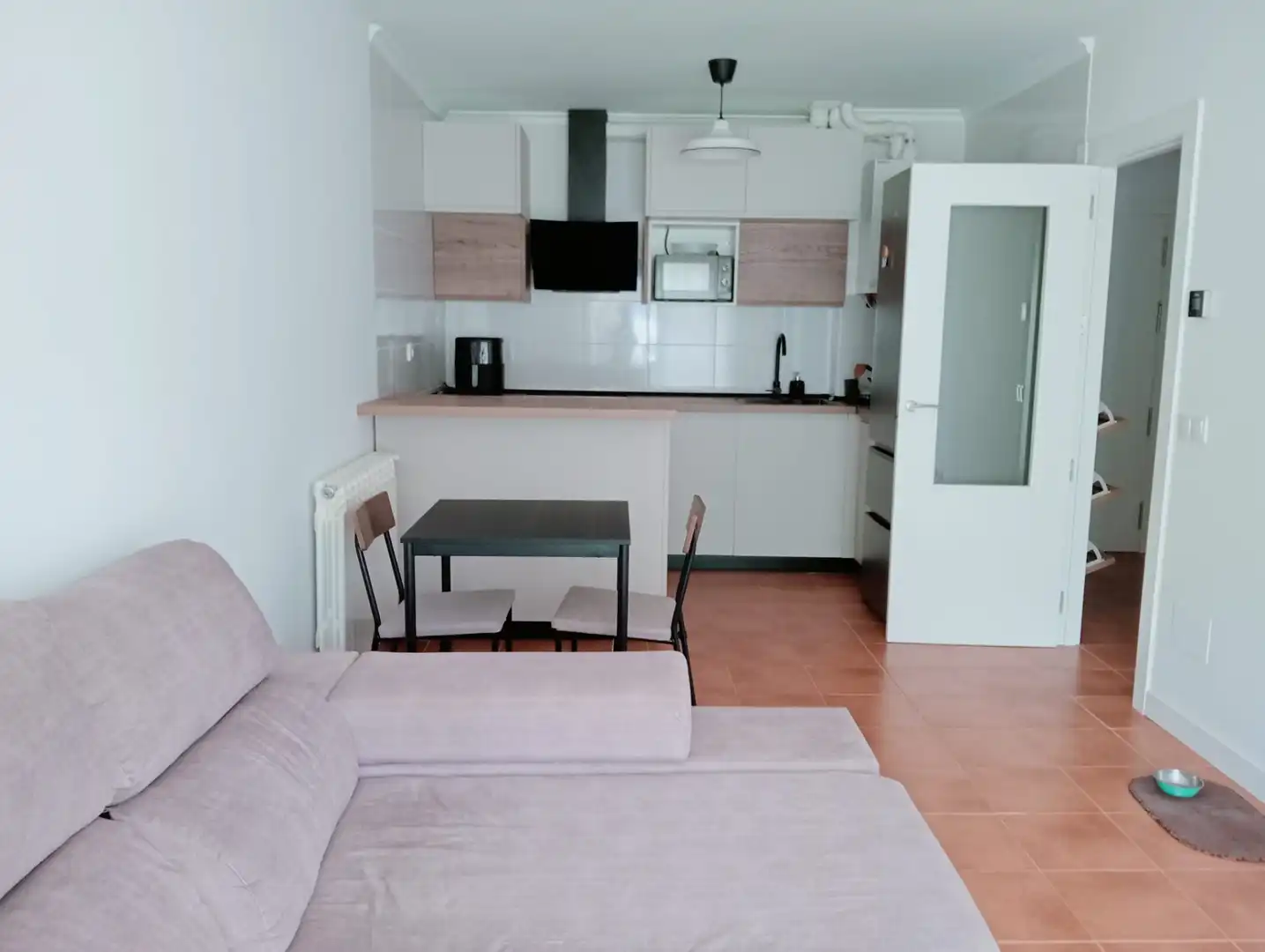 Cocina de Piso de alquiler en Miengo con Calefacción, Jardín privado y Parquet