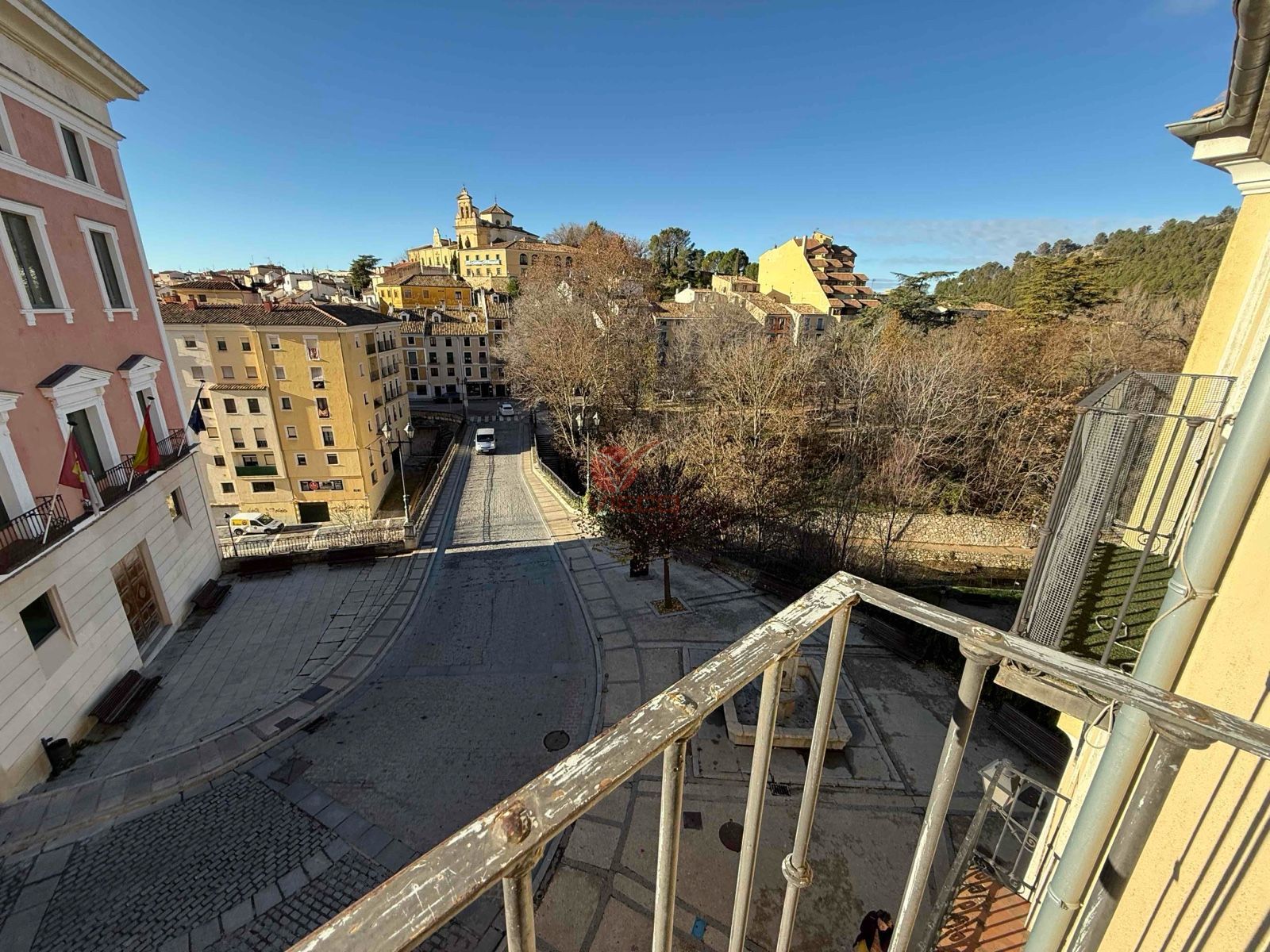 Exterior view of Flat for sale in Cuenca Capital  with Heating, Terrace and Furnished