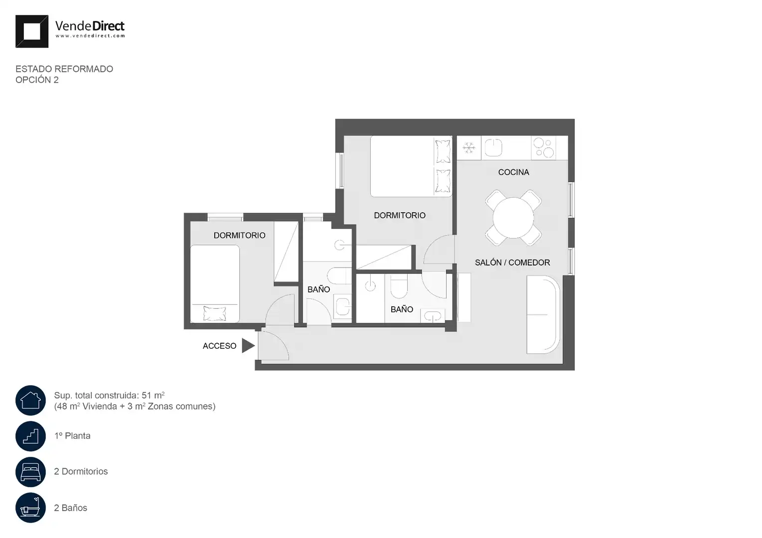 Piso en venta en Madrid con Aire acondicionado, Calefacción y Parquet