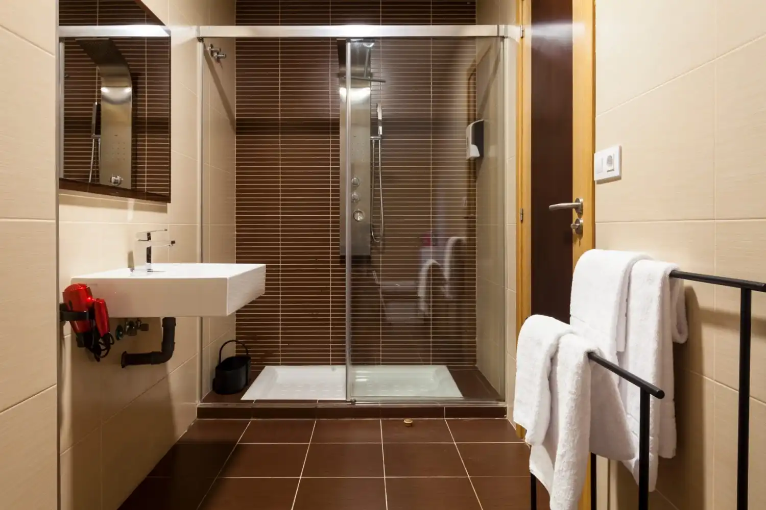Baño de Casa o chalet de alquiler en Meaño con Aire acondicionado, Calefacción y Jardín privado