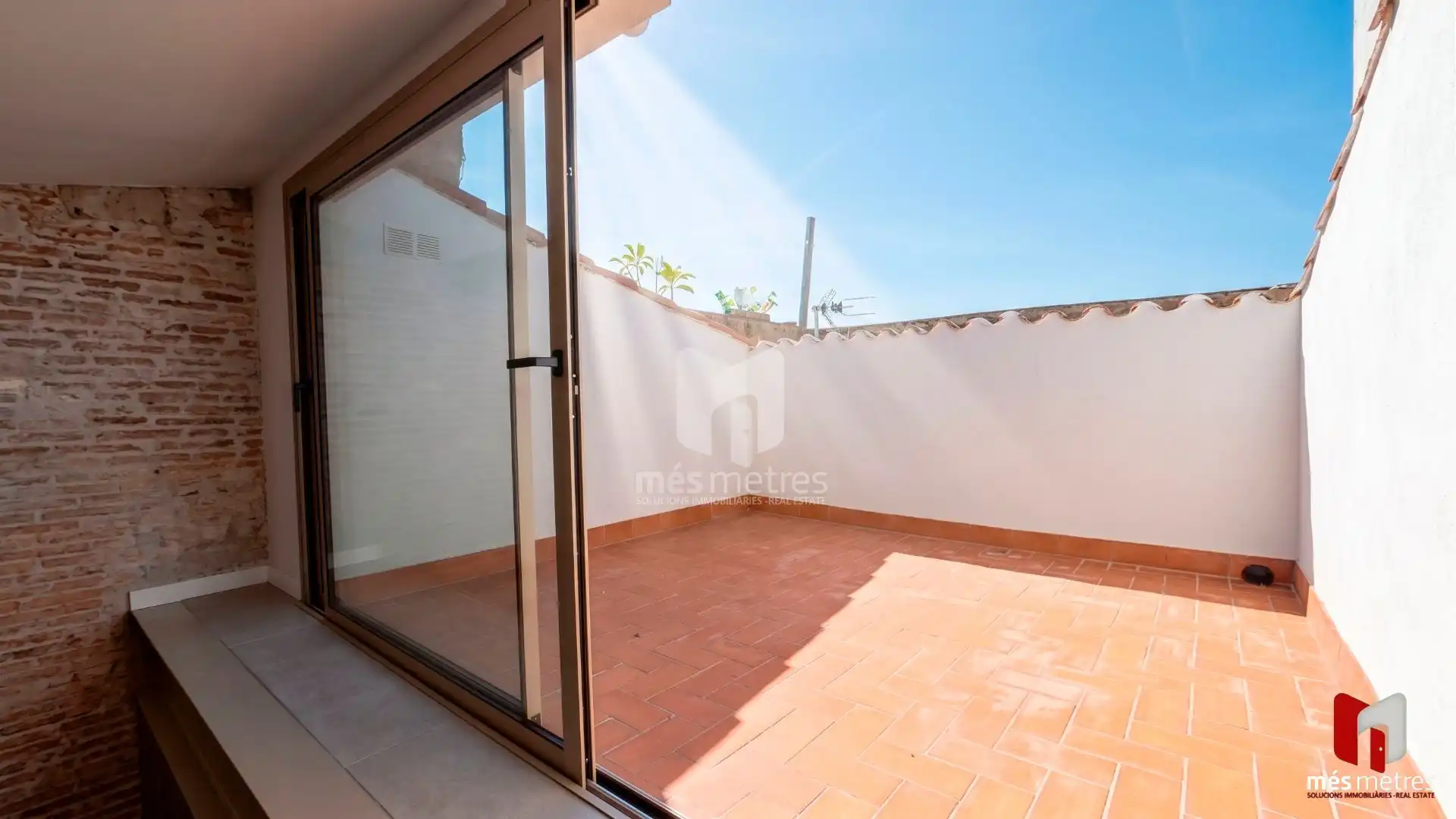 Terrace of Houses for rent in El Masnou  with Air Conditioner, Heating and Private garden