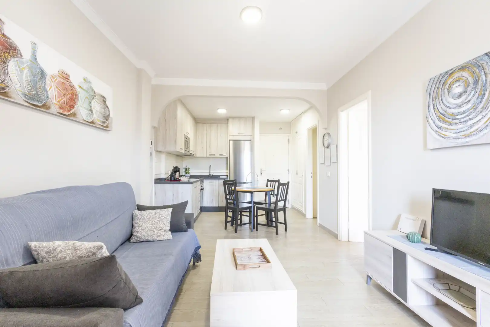 Sala de estar de Piso en venta en Arona con Jardín privado, Terraza y Piscina