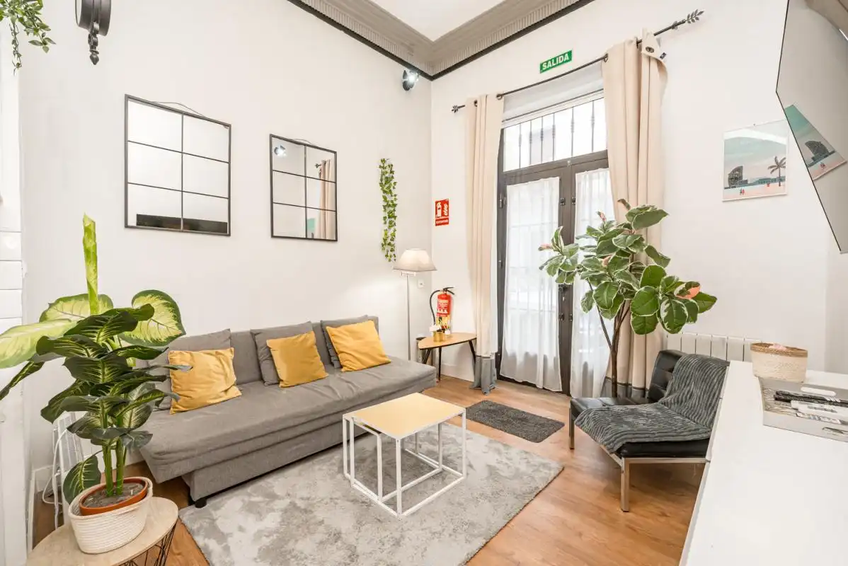 Wohnzimmer von Maisonette zum Verkauf in Madrid mit Klimaanlage, Heizung und Terrasse