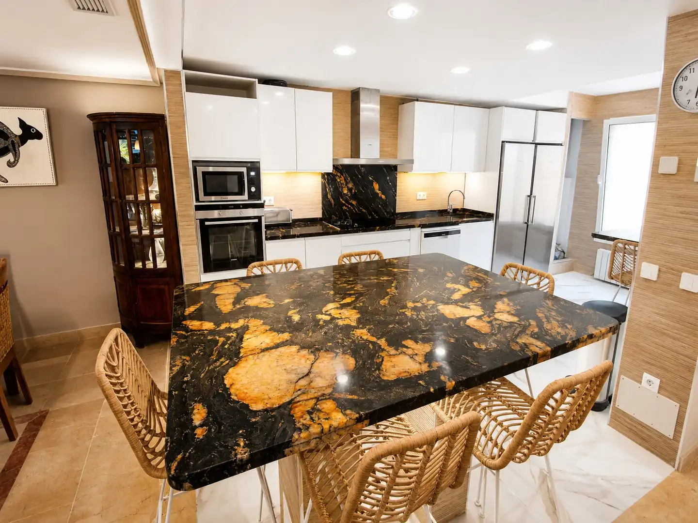 Kitchen of Houses for rent in Marbella  with Air Conditioner, Heating and Private garden