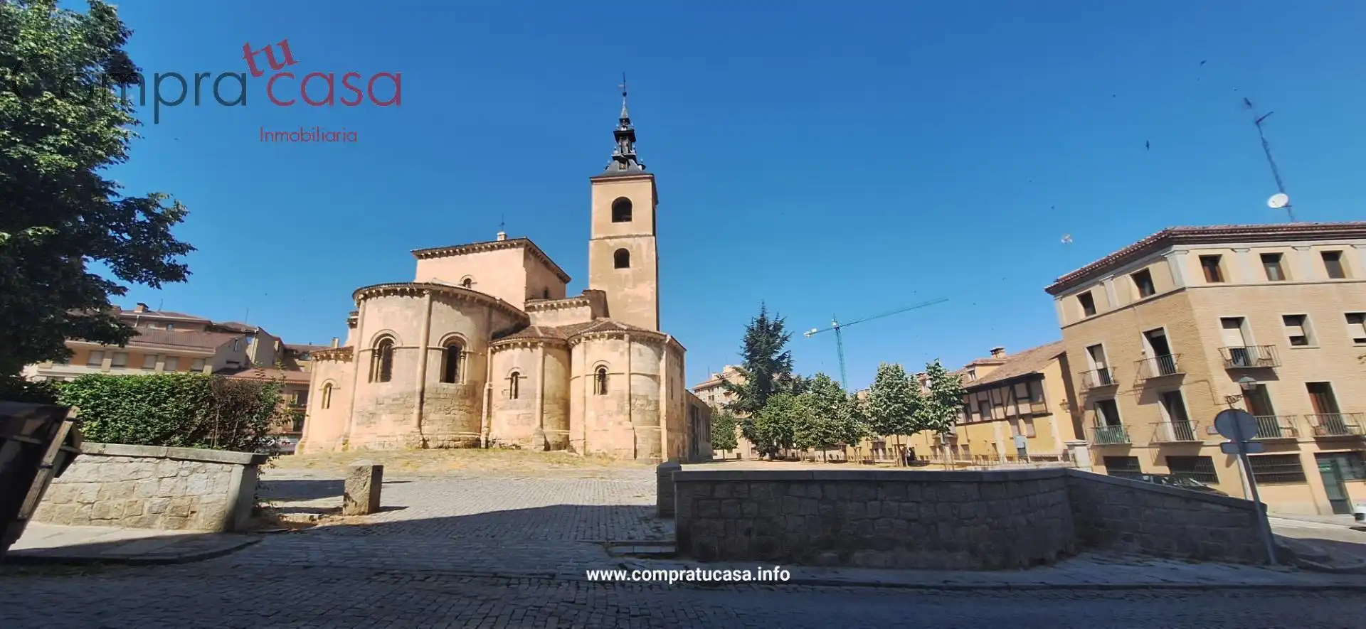 Vista exterior de Pis en venda en Segovia amb Calefacció, Parquet i Traster