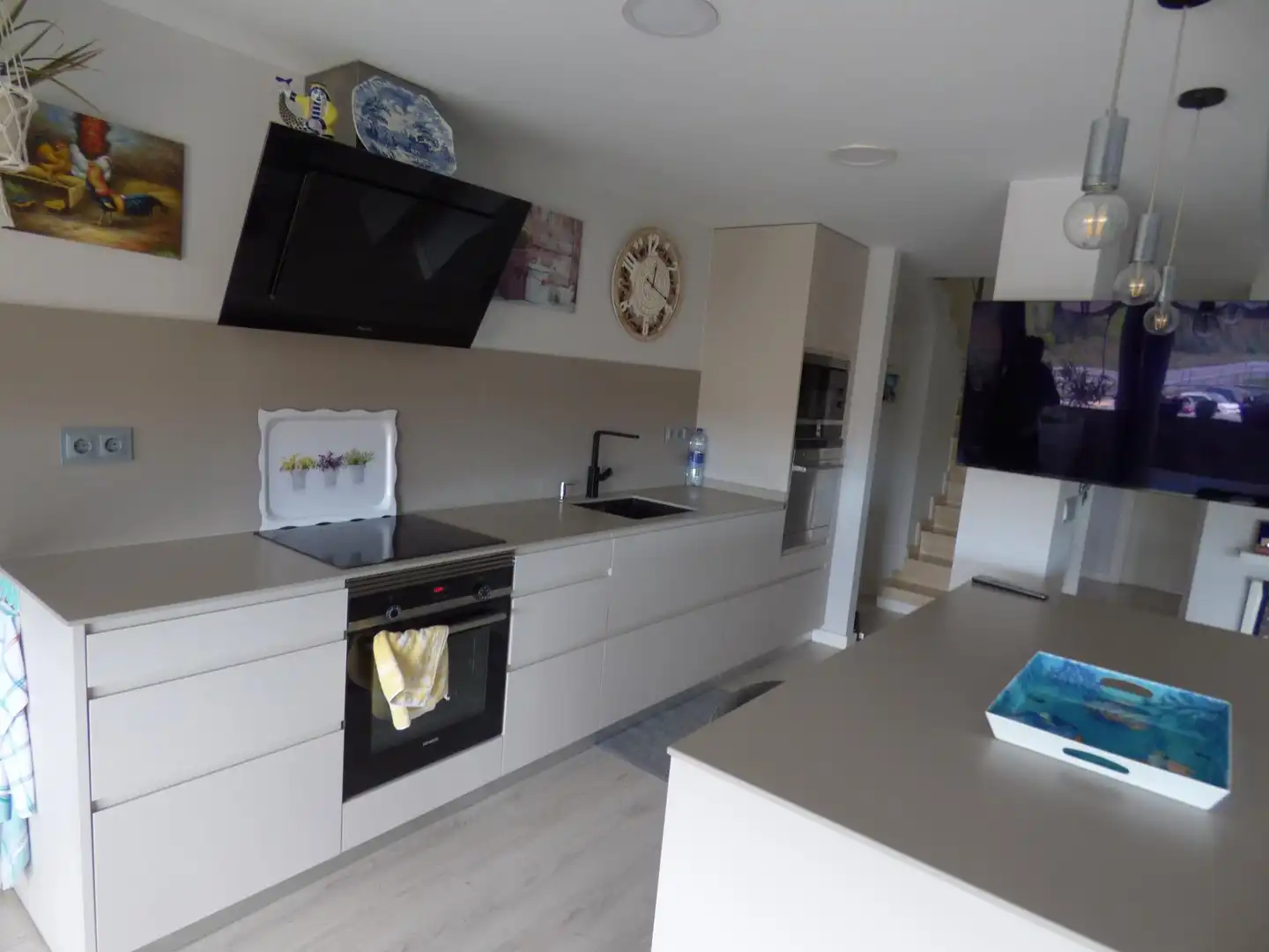 Cocina de Dúplex en venta en Malgrat de Mar con Parquet, Terraza y Balcón