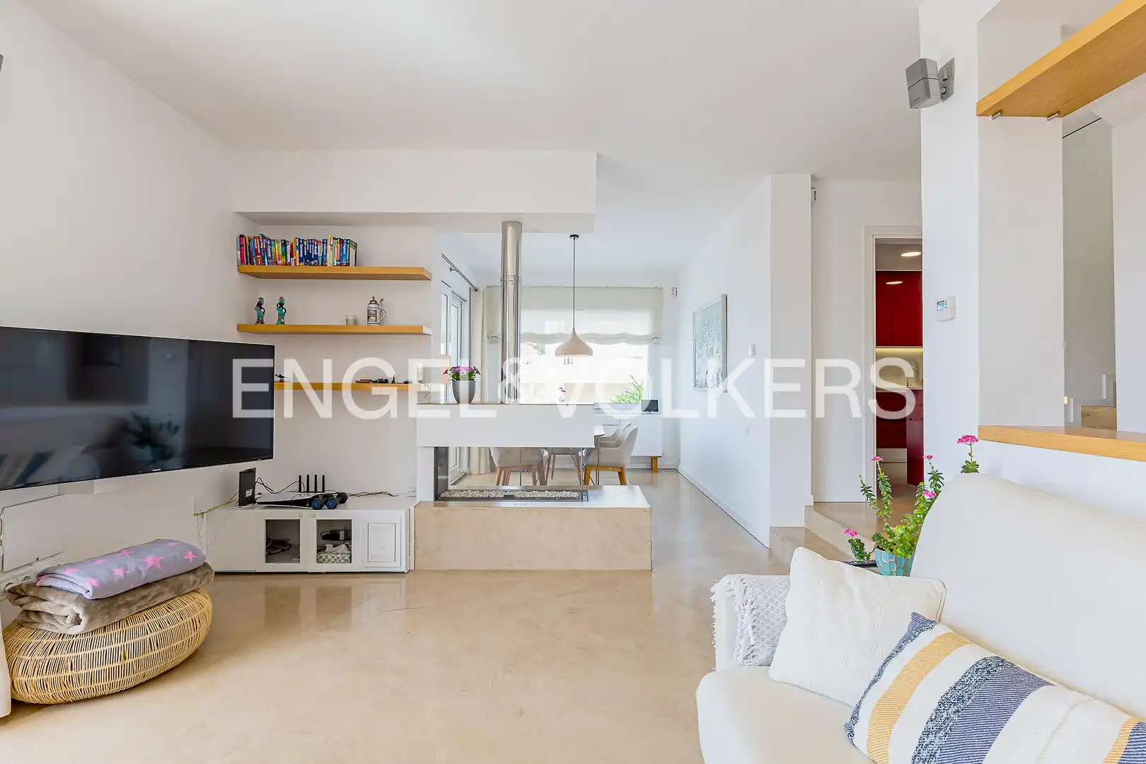 Sala de estar de Casa o chalet en venta en Sitges con Aire acondicionado, Calefacción y Jardín privado