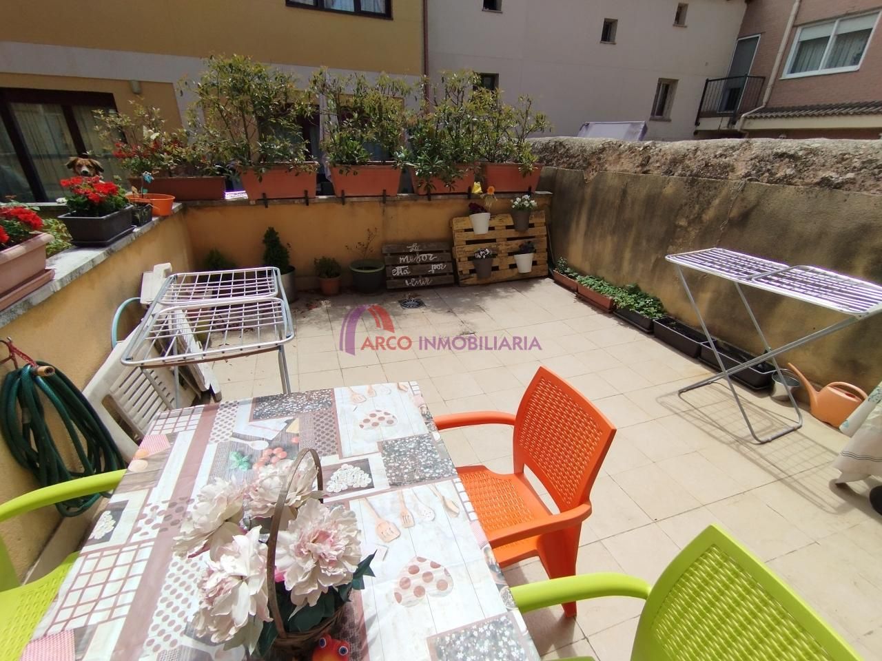 Terrace of Single-family semi-detached for sale in Burgos Capital  with Heating and Terrace