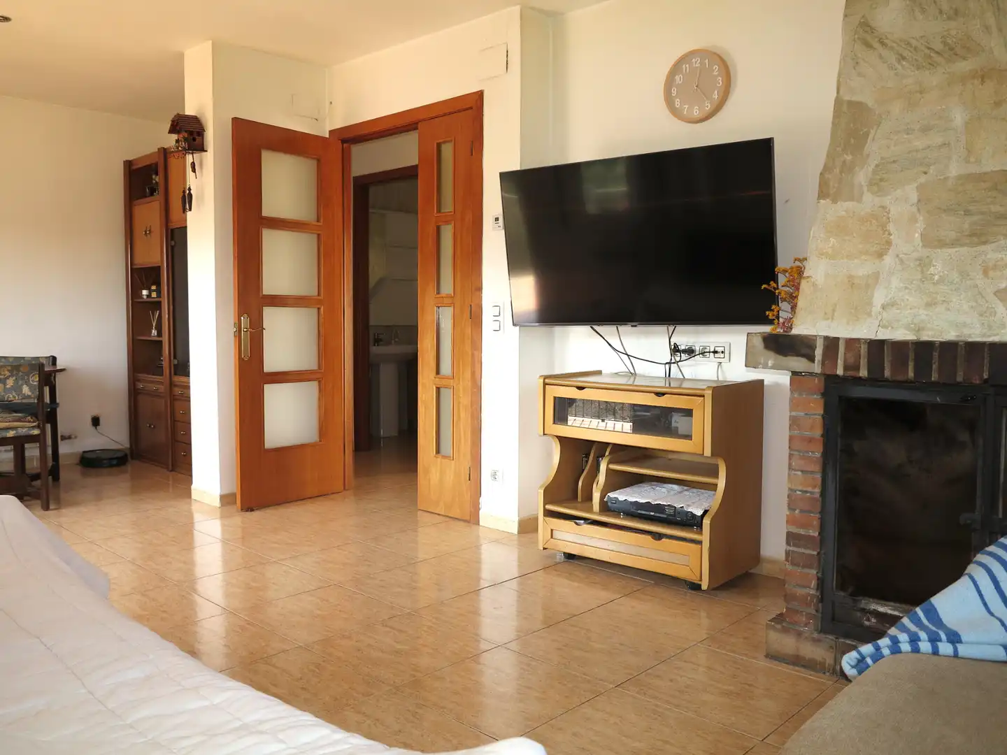Sala de estar de Casa o chalet en venta en Blanes con Aire acondicionado, Jardín privado y Terraza