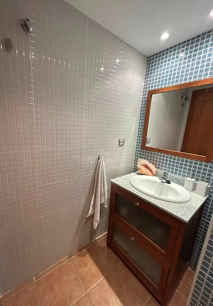 Badezimmer von Wohnungen zum Verkauf in Vera mit Klimaanlage, Heizung und Terrasse