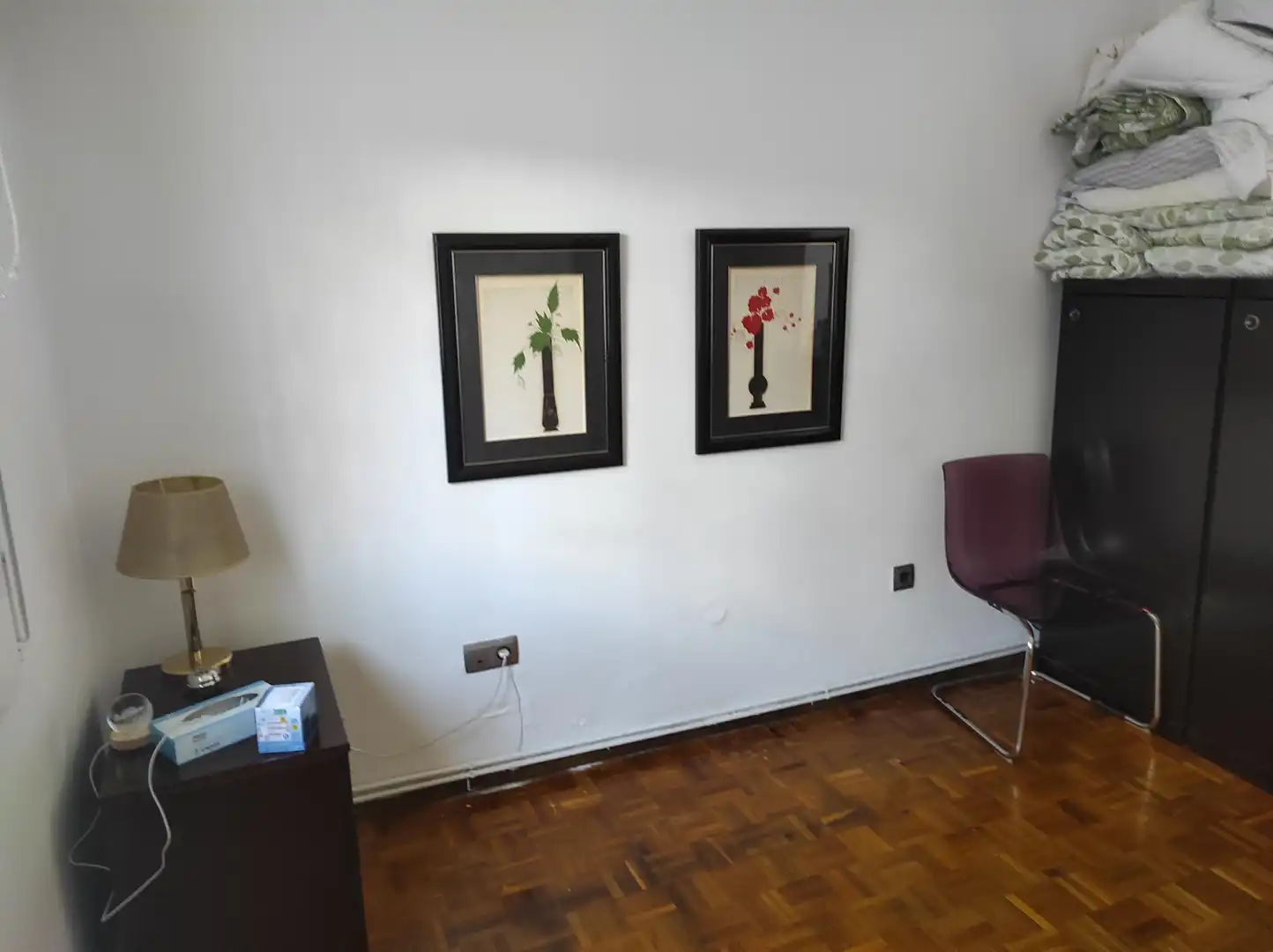 Living room of Ground floor for sale in Esplugues de Llobregat  with Air Conditioner, Heating and Parquet flooring