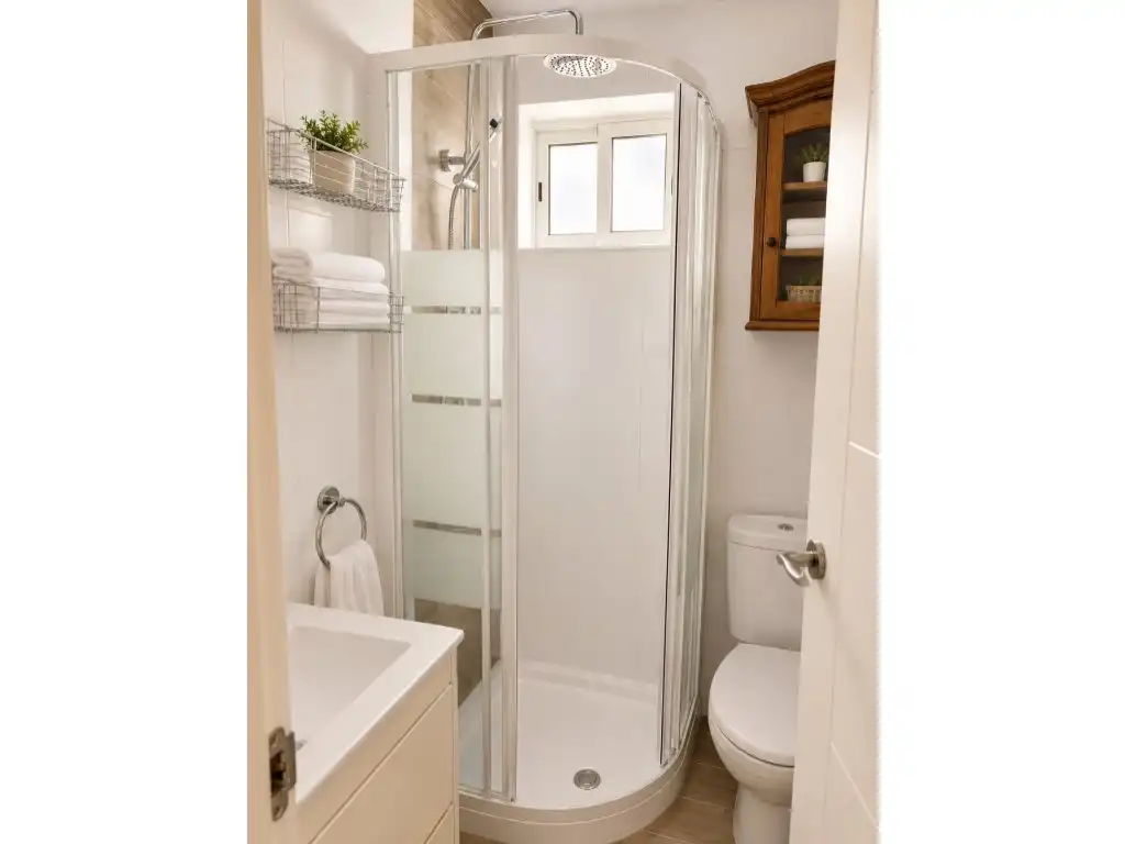 Baño de Casa adosada en venta en Jávea / Xàbia con Aire acondicionado, Jardín privado y Terraza