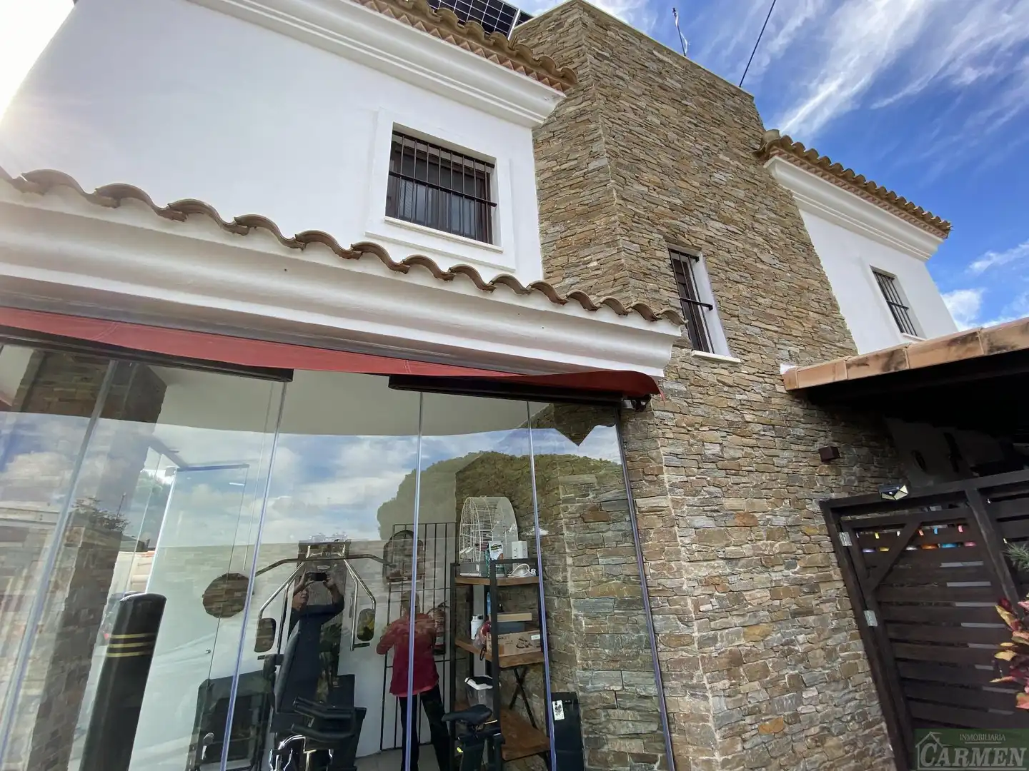 Exterior view of Houses for sale in Chiclana de la Frontera  with Air Conditioner, Heating and Storage room