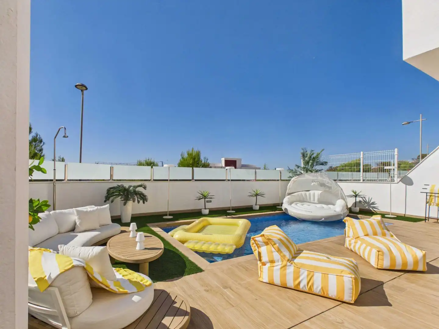 Terraza de Casa o chalet de alquiler en Finestrat
