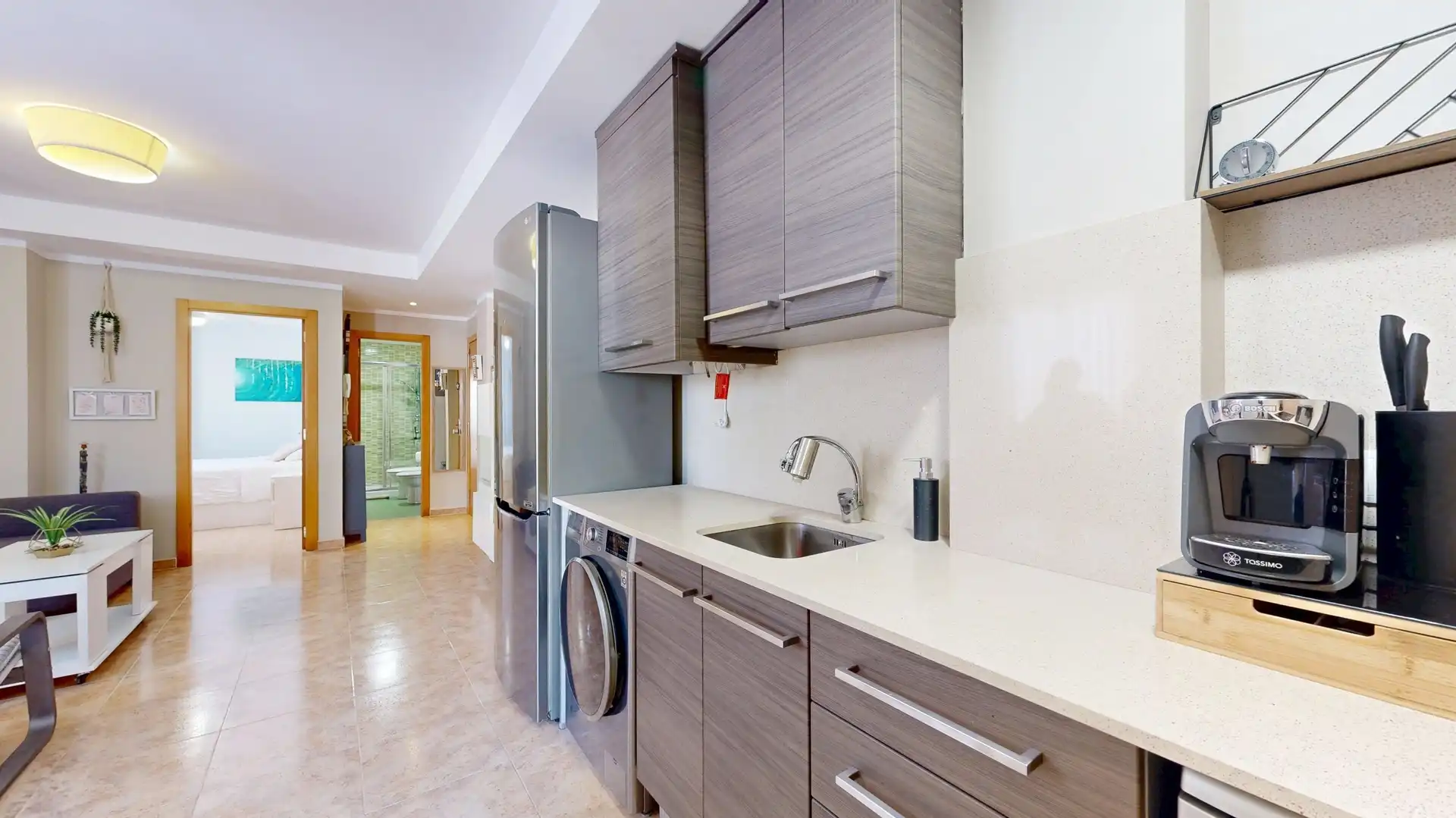 Cocina de Piso de alquiler en Chilches / Xilxes con Aire acondicionado, Calefacción y Terraza