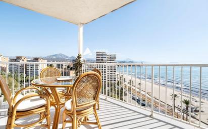 Terrace of Flat for sale in El Campello  with Air Conditioner, Terrace and Swimming Pool