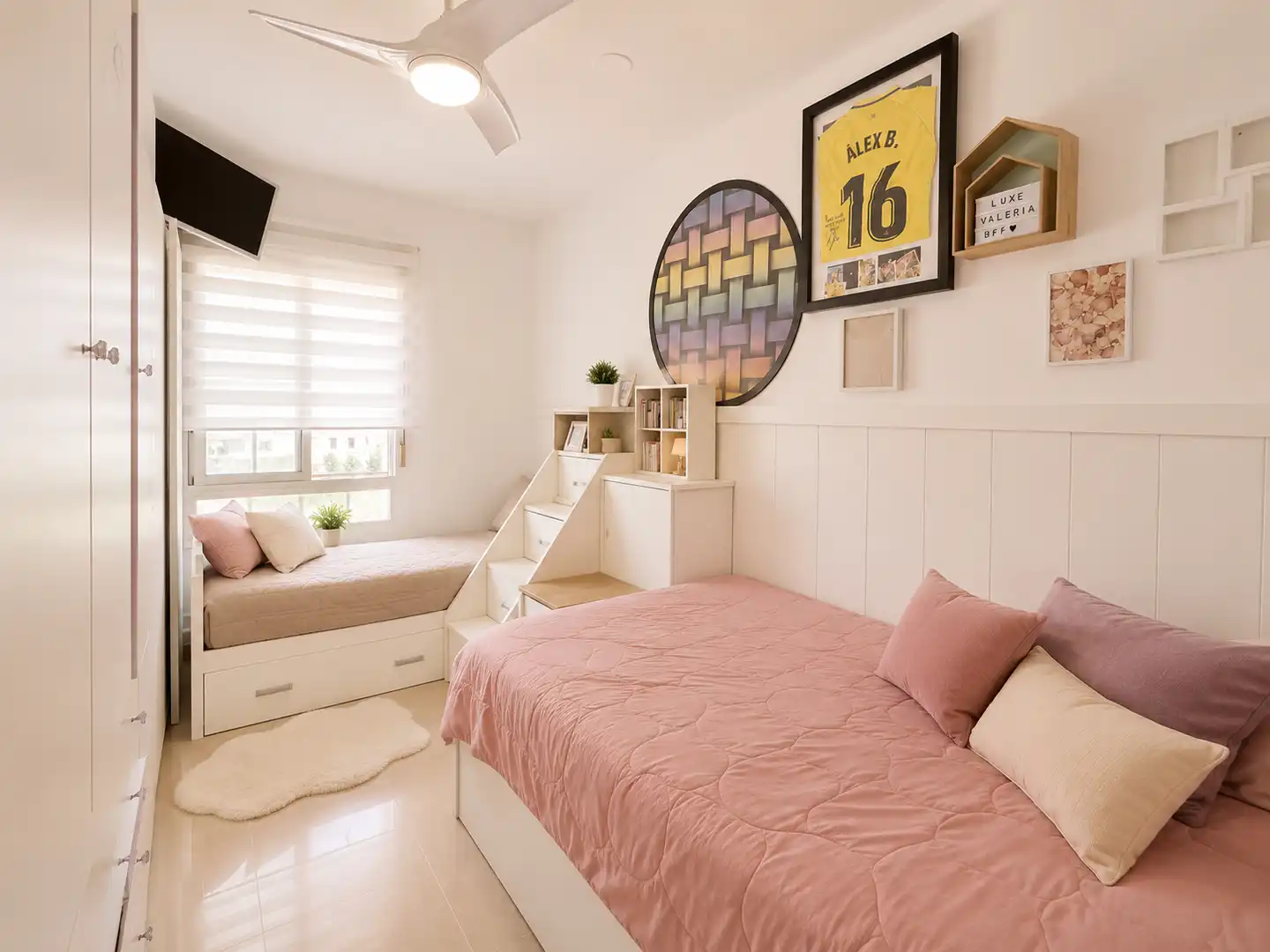 Bedroom of Flat for sale in Roquetas de Mar  with Air Conditioner, Terrace and Community pool
