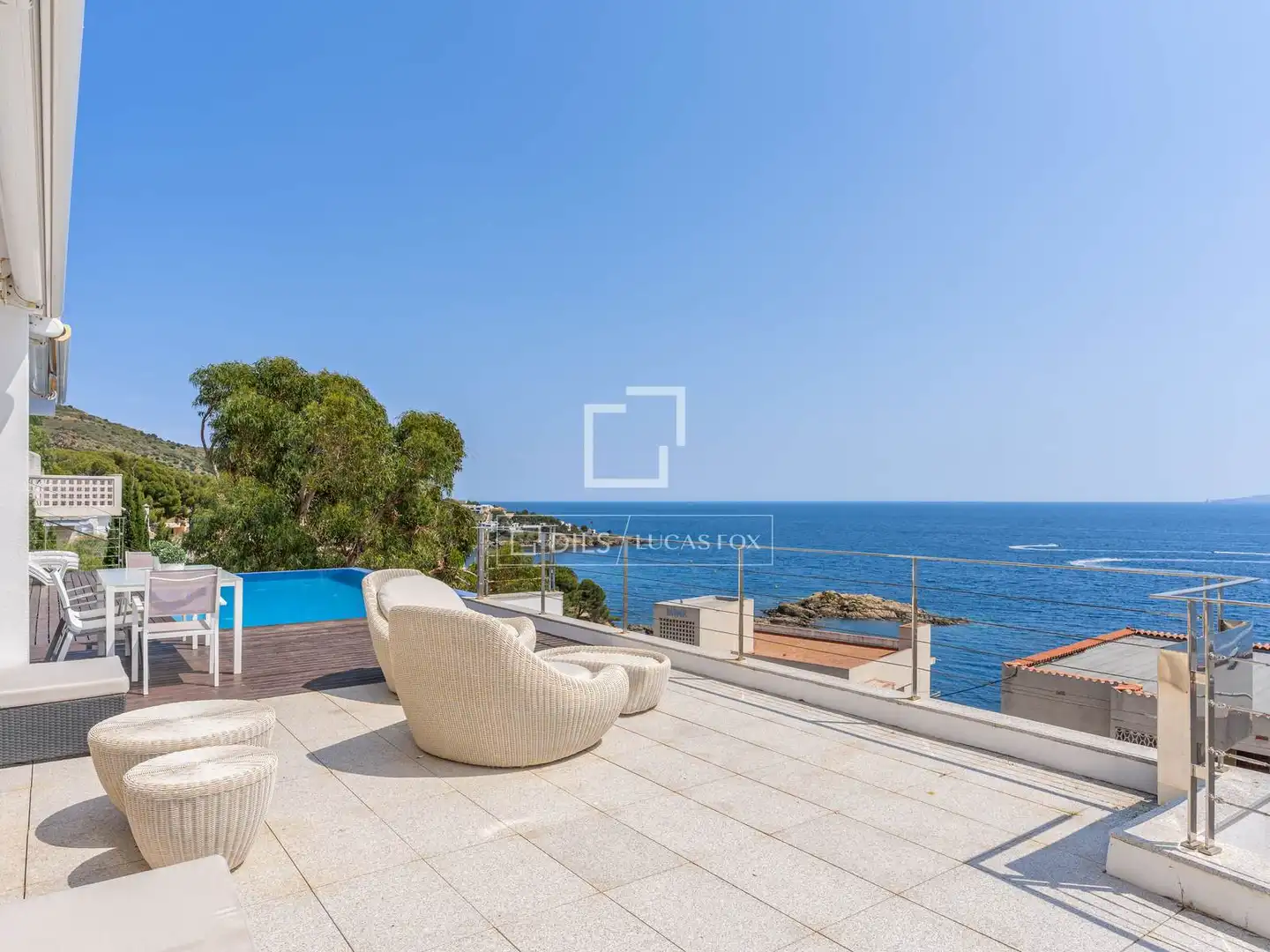 Terraza de Casa o chalet en venta en Roses con Aire acondicionado, Calefacción y Jardín privado