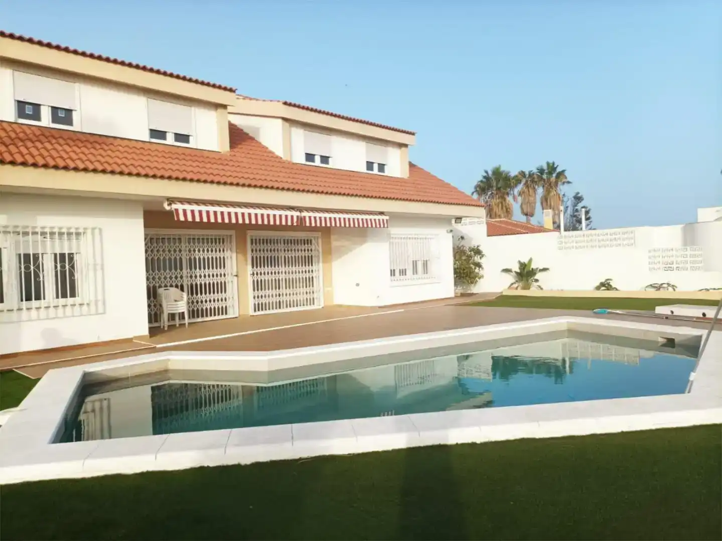 Piscina de Casa o xalet de lloguer en El Rosario amb Piscina i Balcó