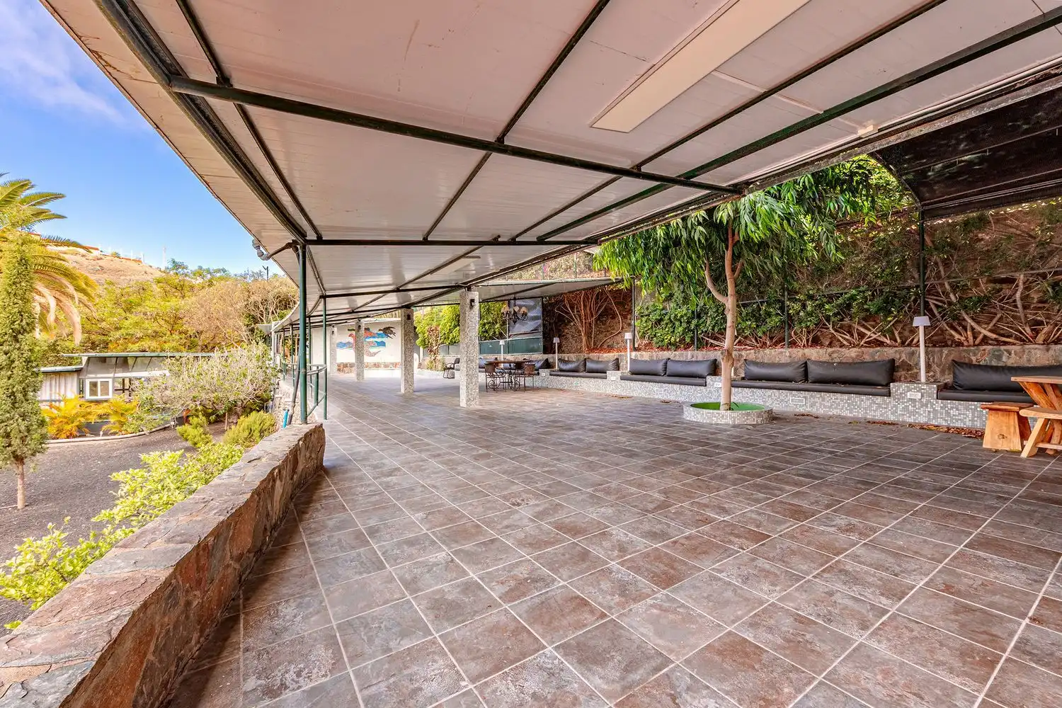 Terraza de Casa o chalet en venta en Telde con Jardín privado, Terraza y Piscina