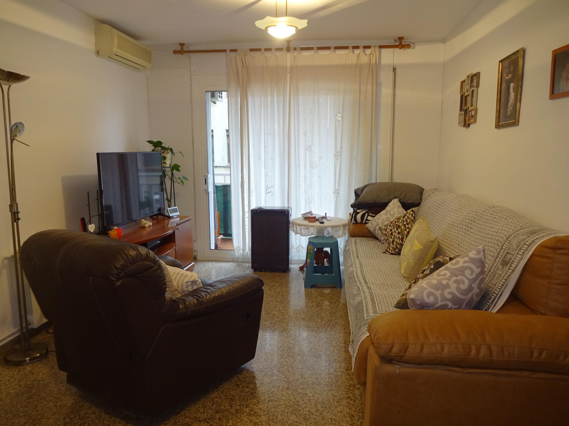 Sala d'estar de Pis en venda en Mataró amb Aire condicionat i Calefacció