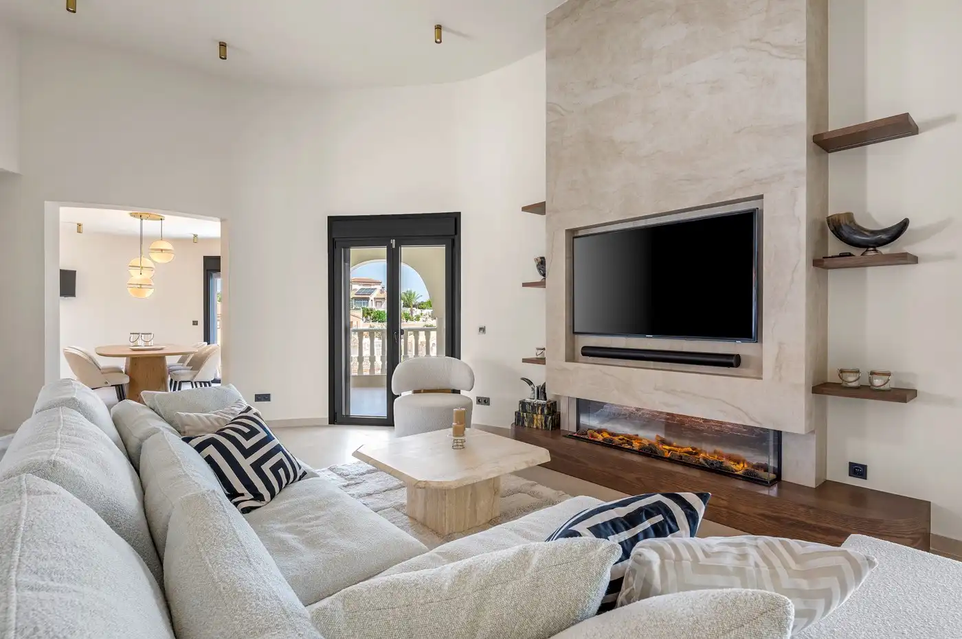 Sala de estar de Casa o chalet en venta en Benijófar con Aire acondicionado, Terraza y Piscina