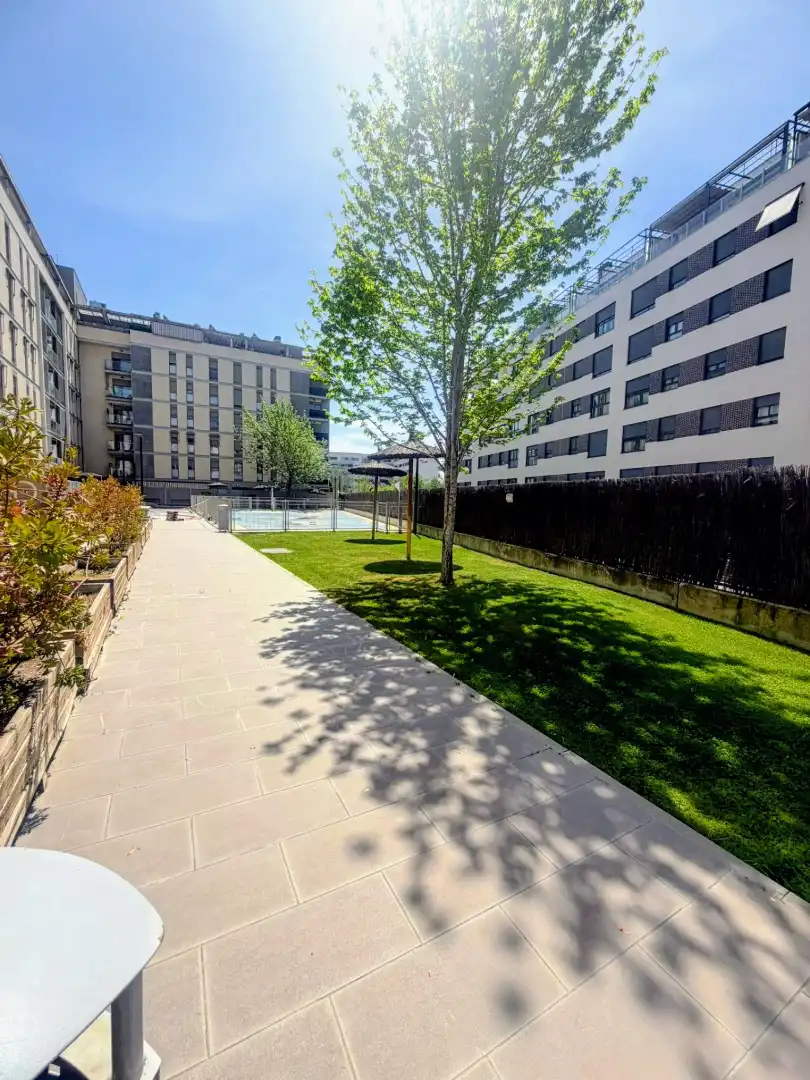 Terrace of Flat for sale in Madrid  with Air Conditioner, Heating and Private garden