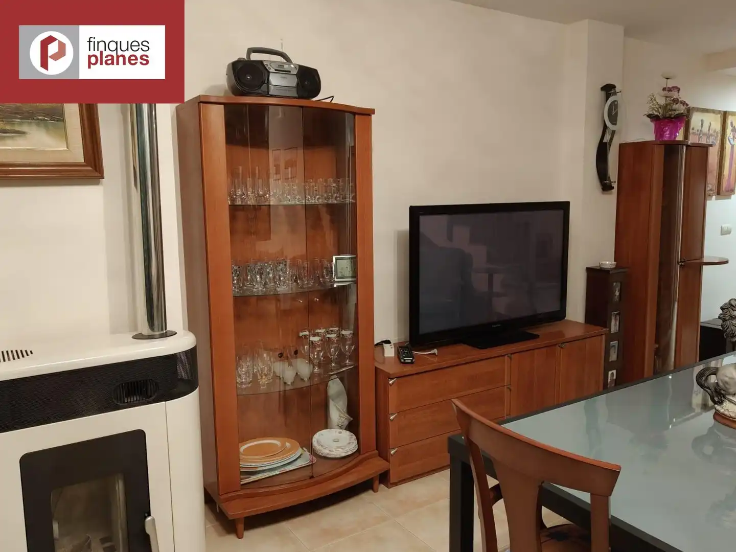 Sala de estar de Dúplex en venta en Les Valls de Valira con Calefacción, Terraza y Amueblado