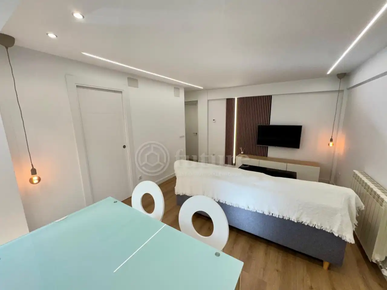 Wohnzimmer von Wohnung zur untervermieten in Salamanca mit Heizung, Möbliert und Balkon