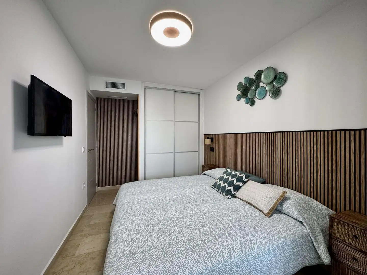 Bedroom of Apartments for rent in Benidorm  with Air Conditioner, Furnished and Community pool