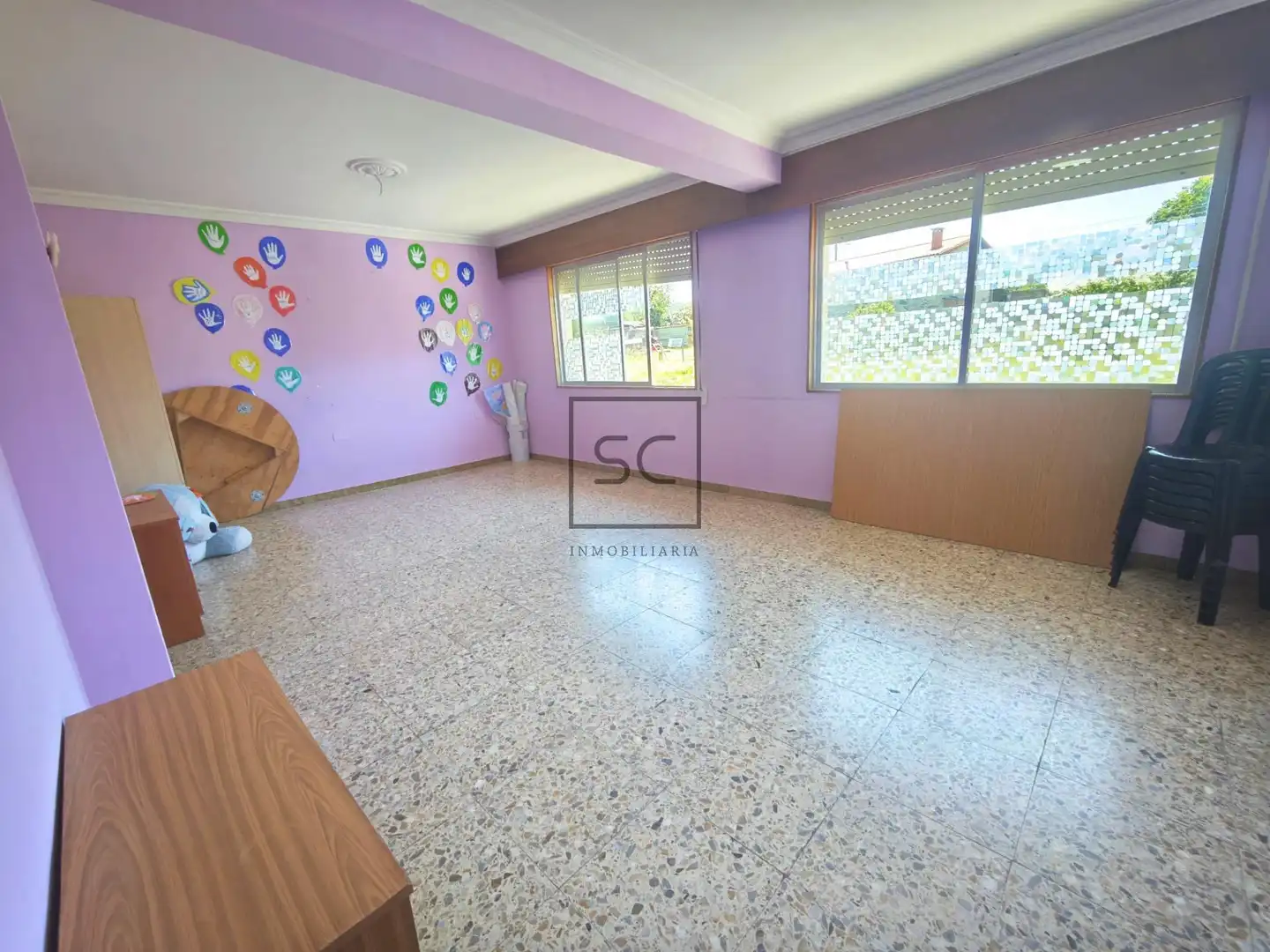 Sala de estar de Casa o chalet en venta en Narón con Jardín privado, Trastero y Amueblado