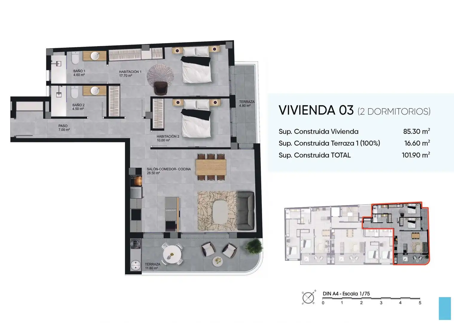 Appartement compact avec ascenseur à vendre à Santa Pola ciudad, imagen 15