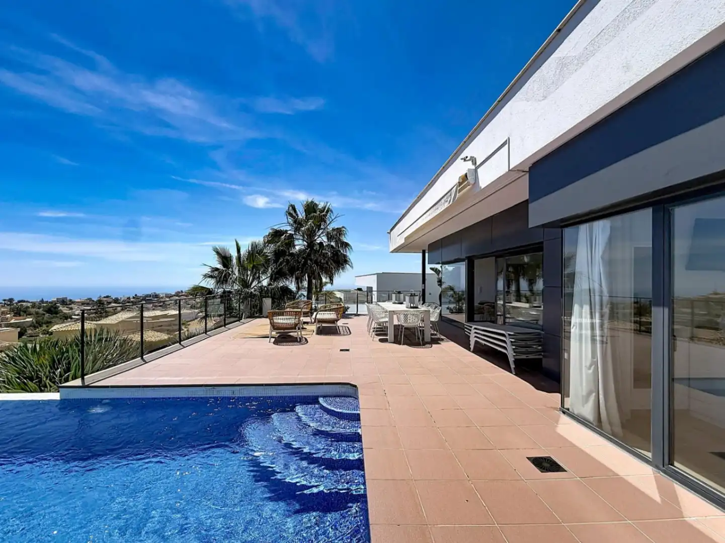 Terraza de Casa o chalet en venta en Benitachell / El Poble Nou de Benitatxell con Aire acondicionado, Calefacción y Jardín privado